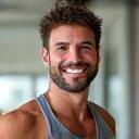Client Mark Roberts smiling after a workout.